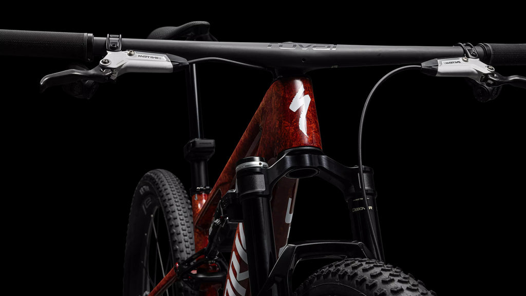 S-Works Epic 8 - SRAM XX SL AXS, RockShox Ultimate Flight Attendant (2026) — Gloss Fiery Red Dry Impasto / Metallic White Silver — detail 120