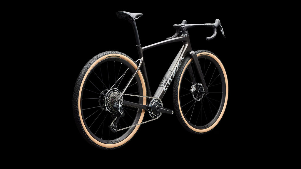 S-Works Diverge 4 - SRAM RED XPLR (2027) — Warm Smoke Metallic/Carbon Silver Dust — detail 90