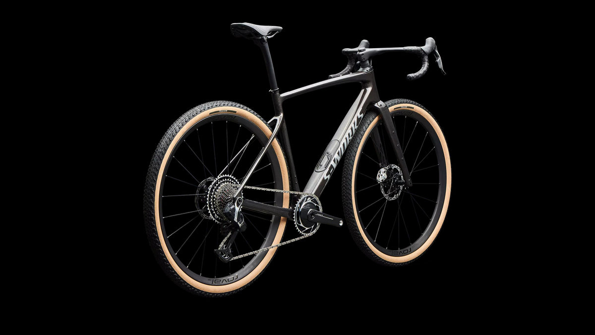 S-Works Diverge 4 - SRAM RED XPLR (2027) — Warm Smoke Metallic/Carbon Silver Dust — detail 90