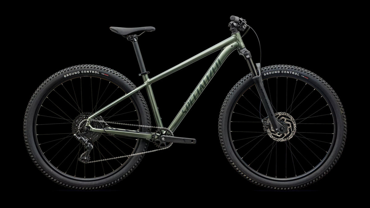 Rockhopper Sport (2027) — Satin Bottle Green / Oak Green Metallic — side view