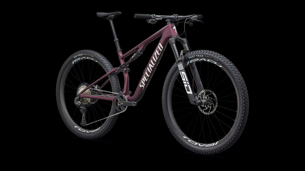 Epic 8 Expert - Shimano XT Di2, RockShox Select+ (2026) — Satin Bordeaux Metallic / White — detail 20