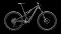 Stumpjumper 15 Expert - SRAM GX AXS, FOX Performance Elite (2025) — Gloss Gunmetal / White Mountains — side view