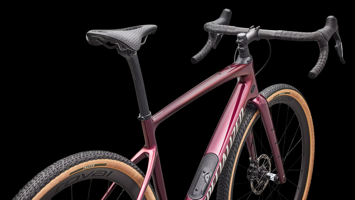 Diverge 4 Pro - SRAM Force XPLR (2026) — Bordeaux Metallic/Pearl/Dolomite — detail 40