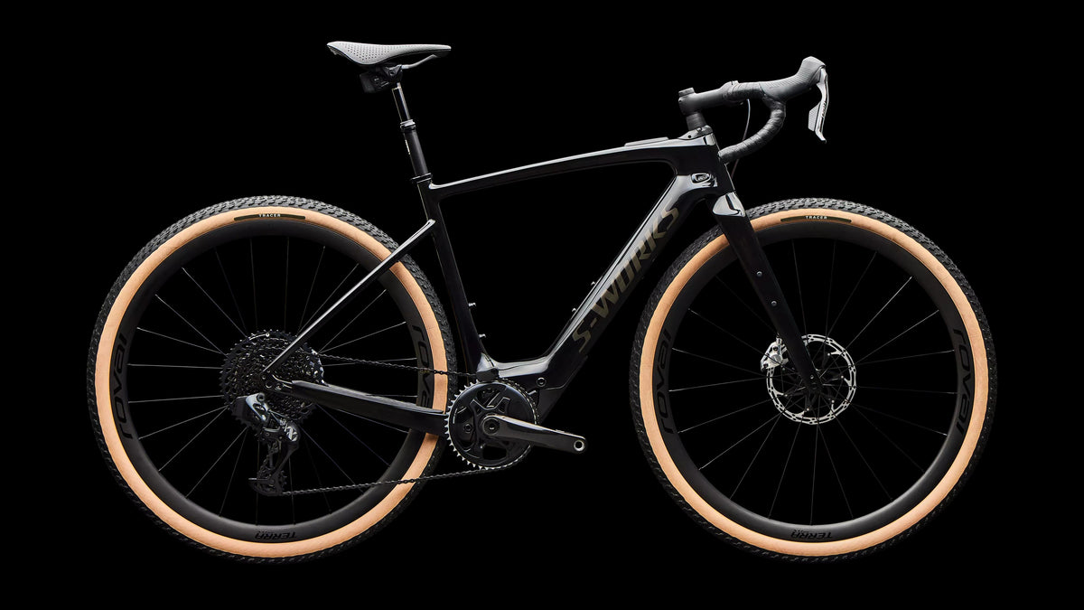 S-Works Turbo Creo 2 - SRAM RED / XX1 Eagle AXS (2026) — Gloss Carbon/Chrome — side view