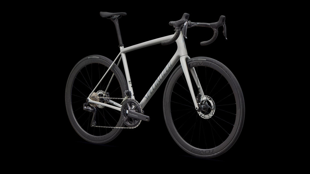 Aethos 2 Expert - Shimano Ultegra Di2 (2026) — Gloss Dolomite Metallic / Blue Pearl Over Shadow Silver — detail 20