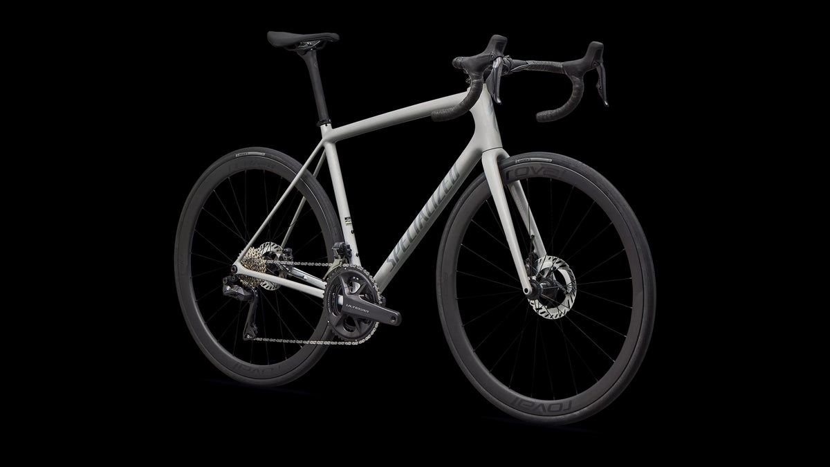 Aethos 2 Expert - Shimano Ultegra Di2 (2026) — Gloss Dolomite Metallic / Blue Pearl Over Shadow Silver — detail 20