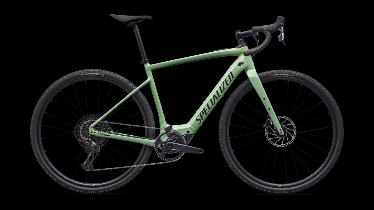 Turbo Creo 2 Comp E5 - SRAM Apex Eagle (2026) — Gloss Pistachio/Smoke — side view