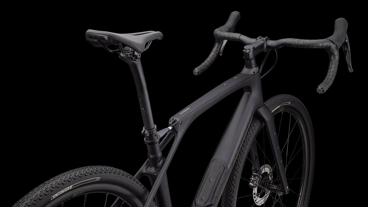Diverge STR Comp - Shimano GRX (2024) — Satin Metallic Midnight Shadow / Violet Ghost Pearl — detail 40