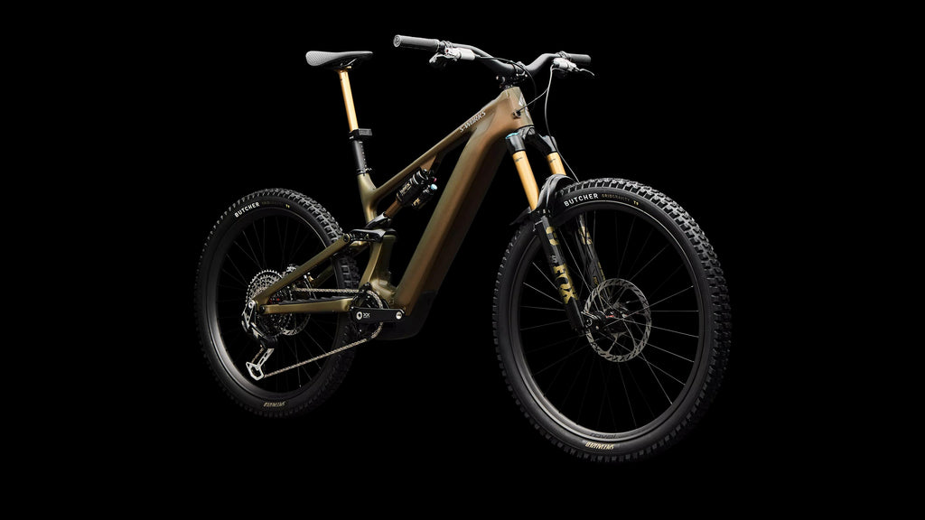 S-Works Turbo Levo 4 (2026) — Gloss Laurel Green / Burnt Gold / Chrome — detail 110