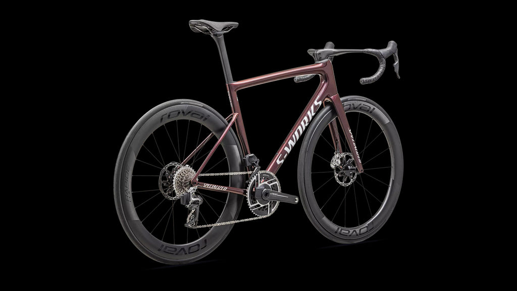 S-Works Tarmac SL8 – SRAM RED AXS (2025) — Gloss Solidity/Red to Black Pearl/Metallic White Silver — detail 30