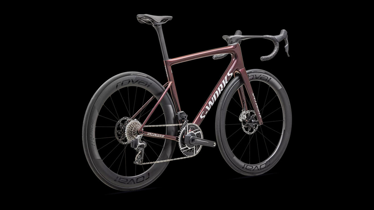 S-Works Tarmac SL8 – SRAM RED AXS (2025) — Gloss Solidity/Red to Black Pearl/Metallic White Silver — detail 30