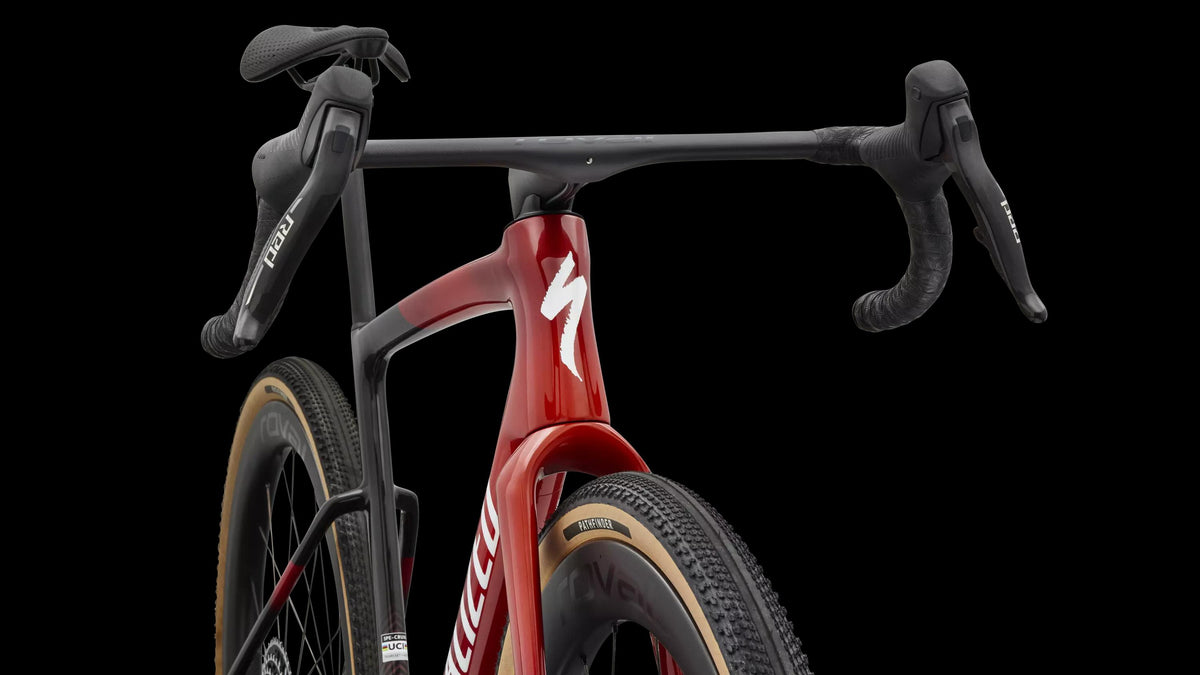 Crux 5 S-Level - SRAM RED XPLR (2027) — Redwood Metallic/White — detail 50
