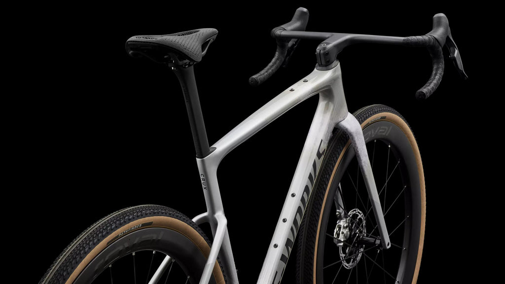 S-Works Crux 5 - SRAM RED XPLR (2027) — Silver Dust/Amethyst Frost/Nebula Metallic — detail 100