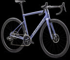 Tarmac SL8 Expert - SRAM Rival AXS (2024) — Satin Powder Indigo Tint Over Silver Dust / White — detail 20