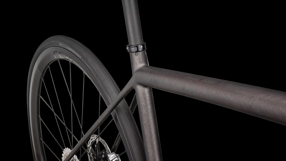 S-Works Aethos - SRAM RED AXS (2025) — Satin Doppio / Gunmetal Dry Brushed / Gold Pearl — detail 60