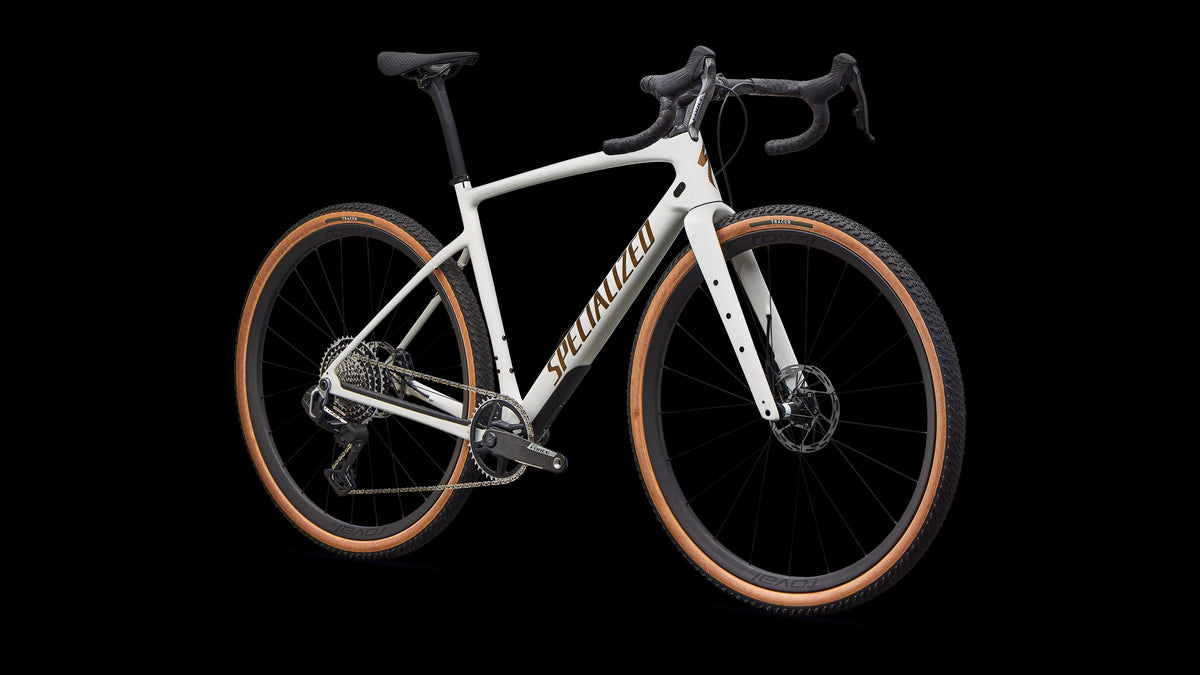Diverge 4 Pro - SRAM Force XPLR (2027) — Dune White/Burnt Gold — detail 20