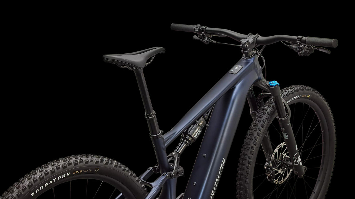 Turbo Levo R Comp Alloy (2027) — Satin Metallic Deep Marine / Shadow Silver — detail 40