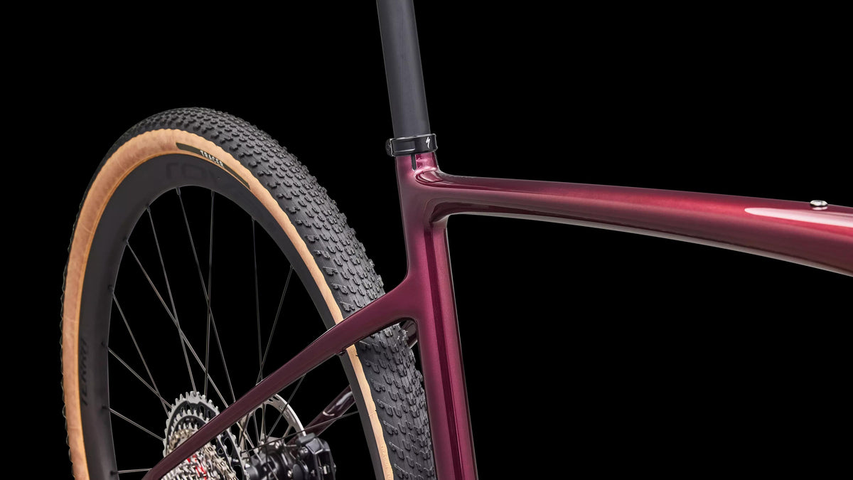 Diverge 4 Pro - SRAM Force XPLR (2026) — Bordeaux Metallic/Pearl/Dolomite — detail 60
