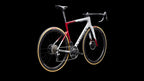 S-Works Tarmac SL9 - SRAM RED AXS (2027) — Gloss White Silver Metallic / Gloss Ruby Metallic / Obsidian Metallic — detail 90