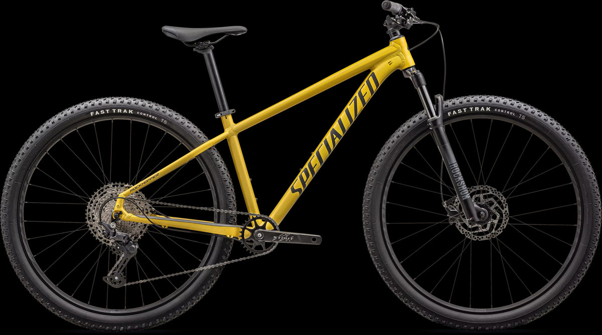Rockhopper Expert (2024) — Satin Metallic Sulphur / Obsidian — side view