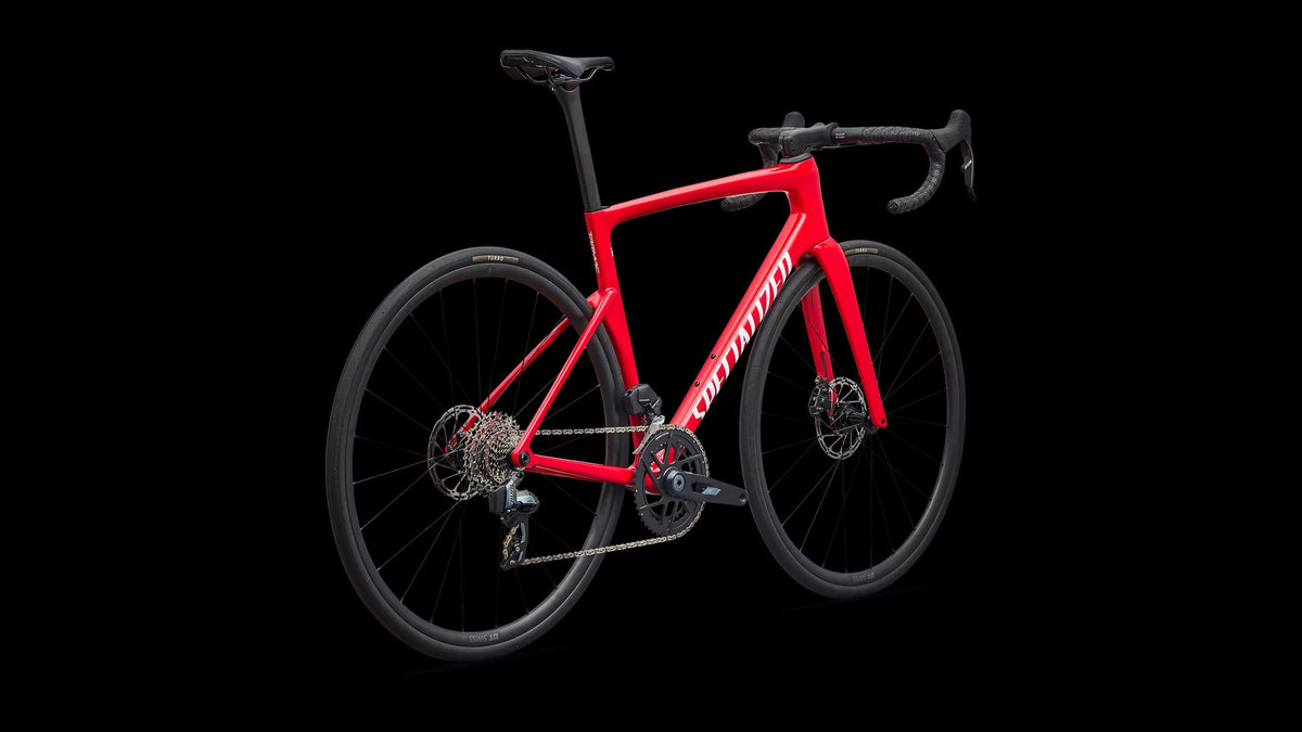 Tarmac SL9 Comp - SRAM Rival AXS (2027) — Gloss Vivid Red / White — detail 30