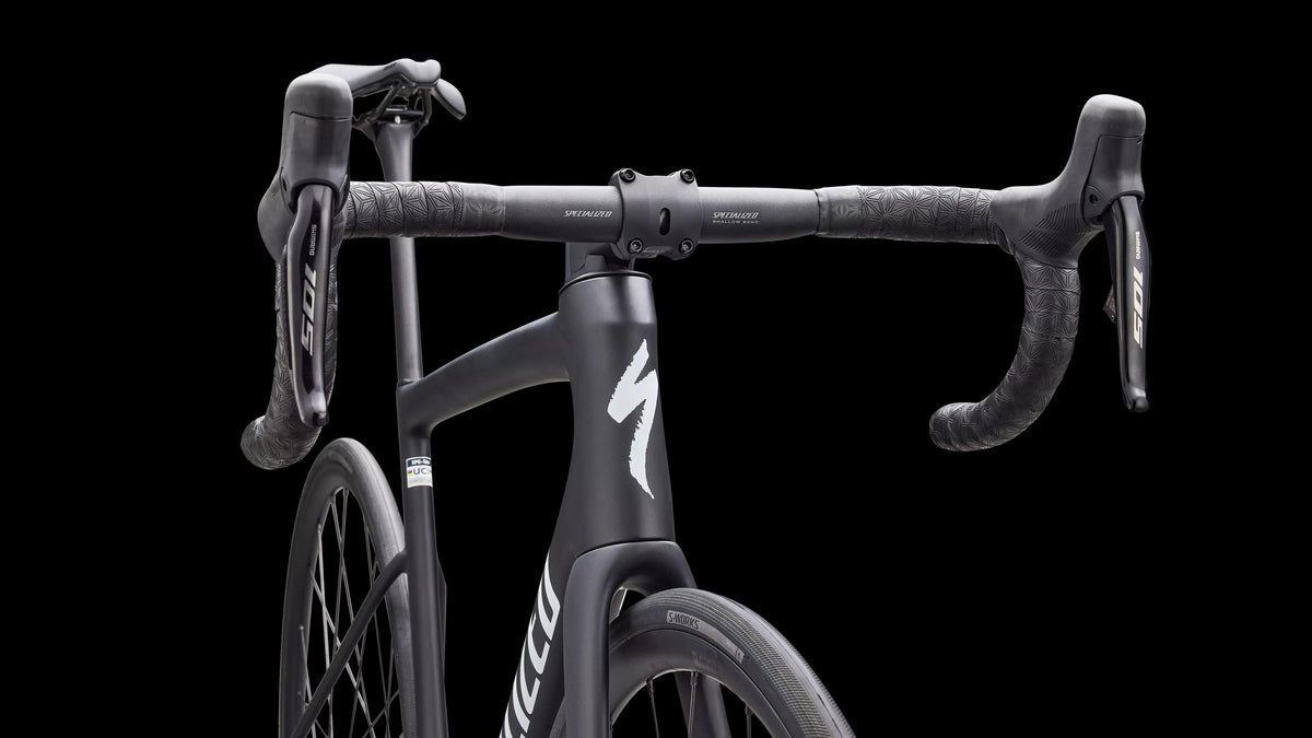 Tarmac SL8 Comp - Shimano 105 Di2 (2026) — Satin Carbon / White — detail 50