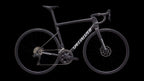 Tarmac SL8 Comp - Shimano 105 Di2 (2026) — Satin Carbon / White — side view