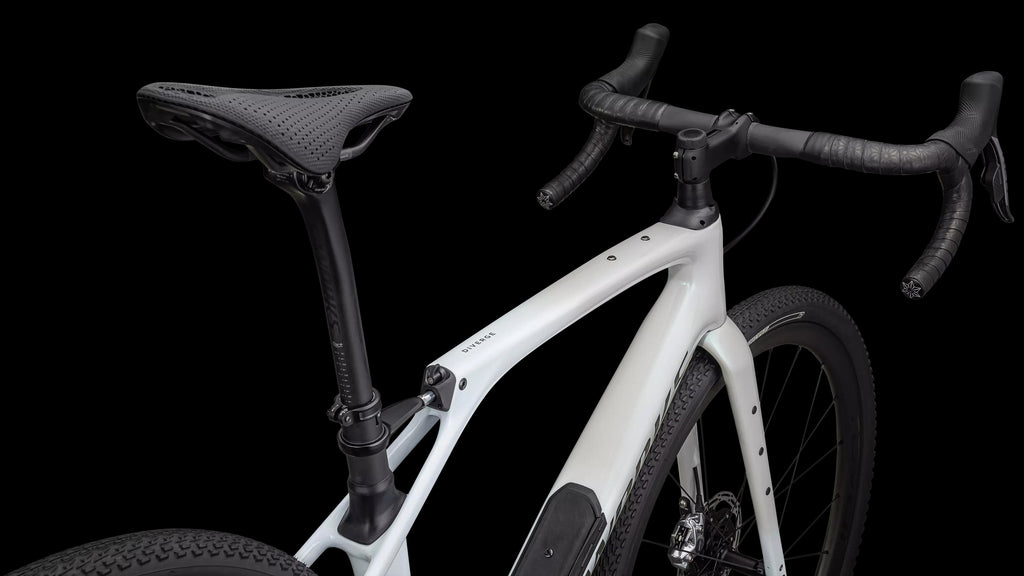 S-Works Diverge STR - SRAM RED eTAP AXS / XX1 Eagle AXS (2024) — Dove Grey+Eyris Pearl - Morning Mist / Eyris Pearl / Smoke — detail 40