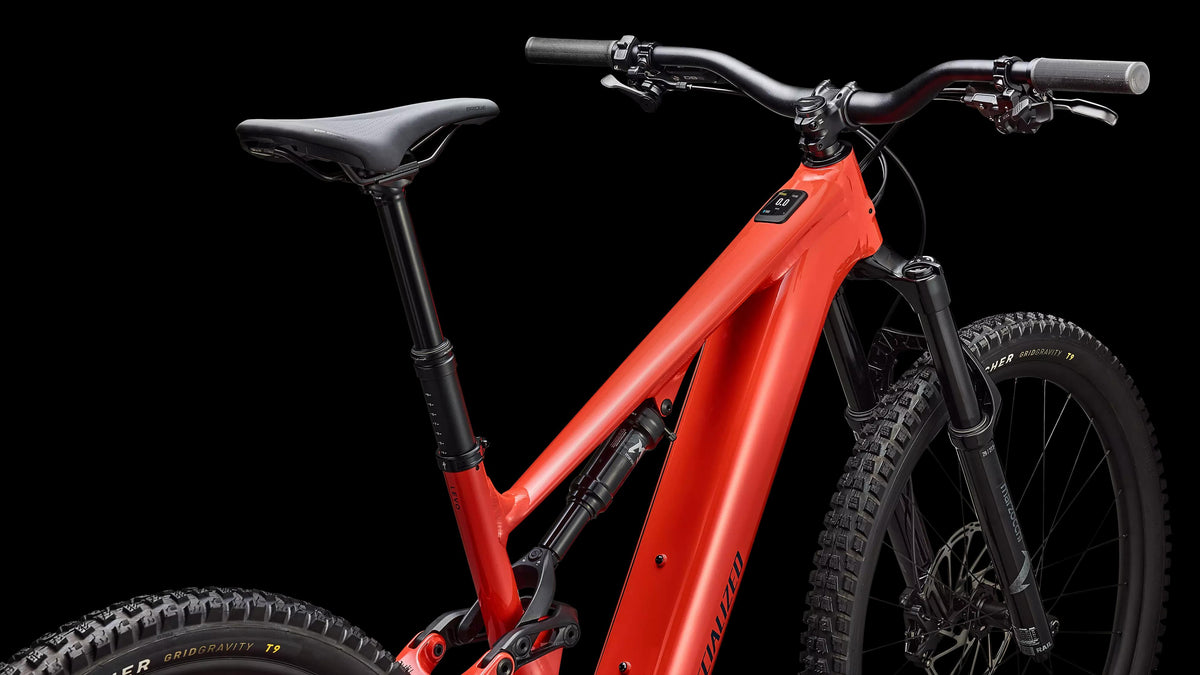 Turbo Levo 4 Alloy (2026) — Gloss Deep Orange / Deep Lake — detail 40