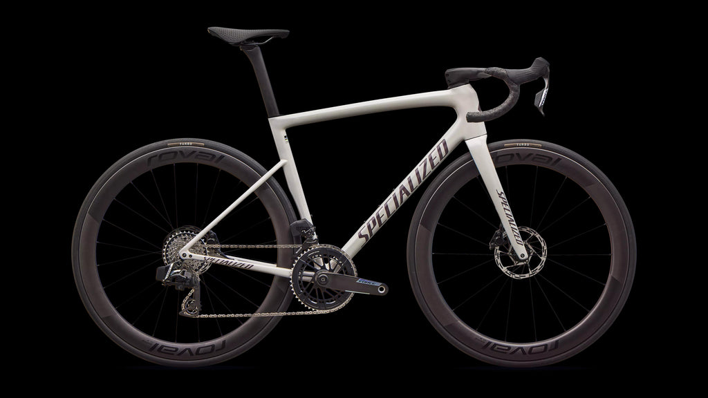 Tarmac SL8 Pro - SRAM Force AXS (2026) — Gloss Dolomite Metallic / Nebula Metallic — side view