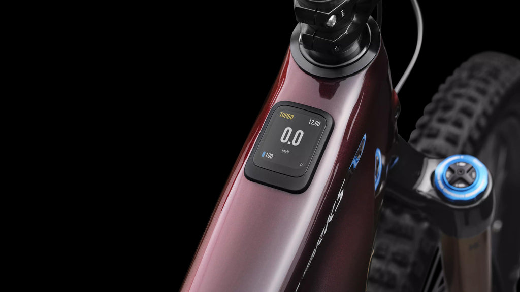 S-Works Turbo Levo 4 (2026) — Gloss Red Pearl / Black / Metallic White Silver — detail 410