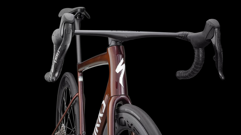 S-Works Tarmac SL8 – SRAM RED AXS (2025) — Gloss Solidity/Red to Black Pearl/Metallic White Silver — detail 50