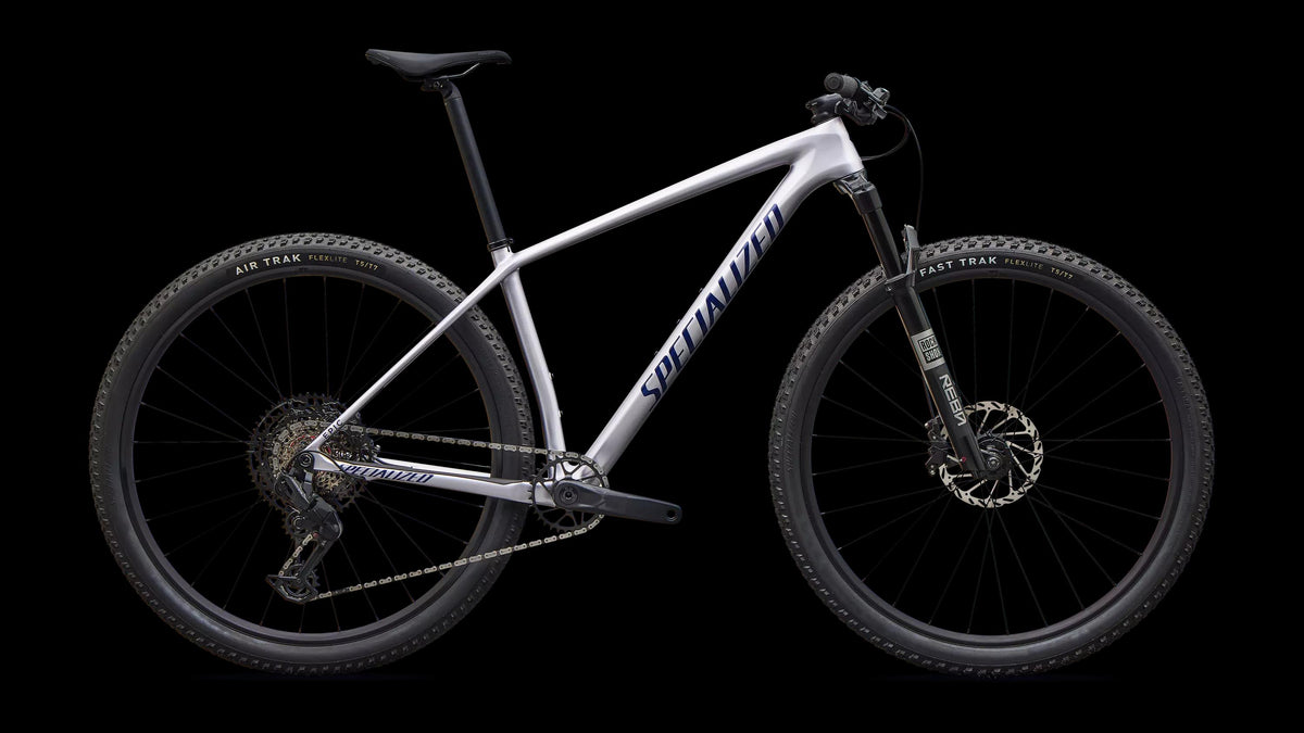 Epic Hardtail Comp - SRAM Eagle 70, RockShox REBA (2027) — Gloss Amethyst Frost / Majesty Blue Metallic — side view