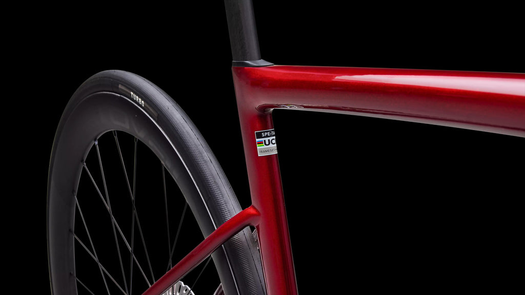 Tarmac SL8 Pro - Shimano Ultegra Di2 (2026) — Gloss Red Sky / Chrome — detail 60