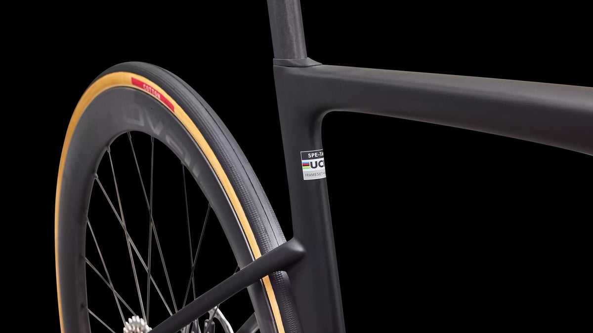 Tarmac SL9 S-Level - SRAM RED AXS (2027) — Satin Carbon / Silver Dust — detail 60