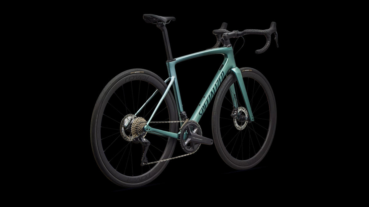 Roubaix SL8 Expert - Shimano Ultegra Di2 (2026) — Gloss Fjord Metallic/White Pearl Fade/Emerald Metallic — detail 30
