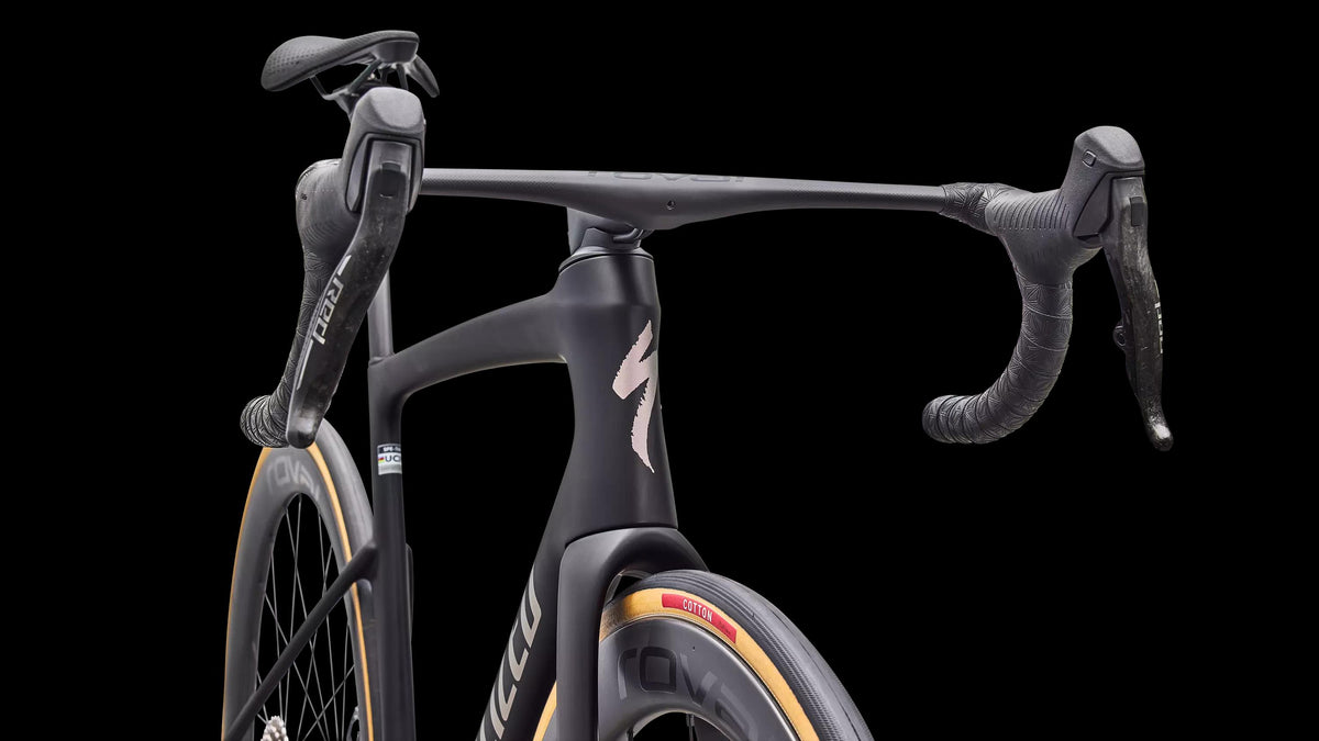 Tarmac SL9 S-Level - SRAM RED AXS (2027) — Satin Carbon / Silver Dust — detail 50