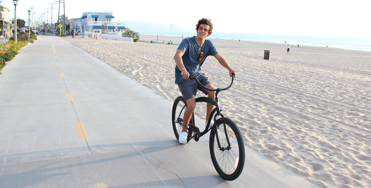 sixthreezero In The Barrel Single Speed Men's Beach Cruiser Bike — product view 5