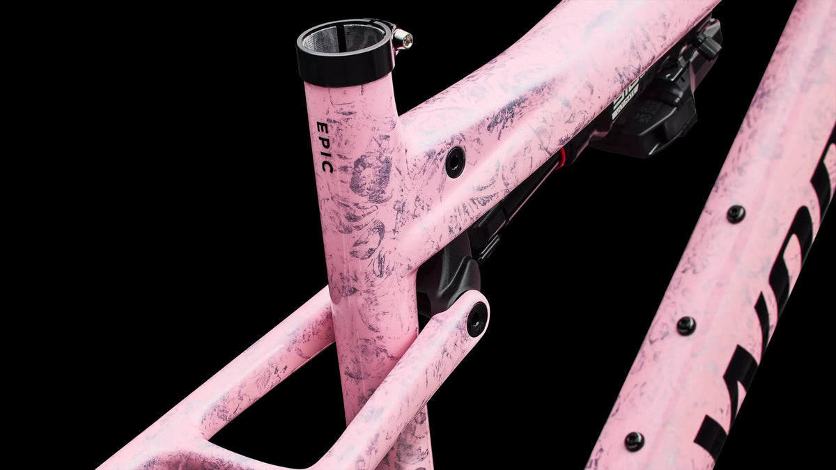 S-Works Epic 9 Frameset (2027) — Gloss Amethyst Frost Multi Color Dry Impasto/ Black — detail 100