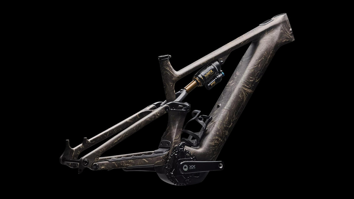 S-Works Turbo Levo 4 Frameset (2026) — Satin Taupe / Gunmetal Strata / Metallic Obsidian — detail 90
