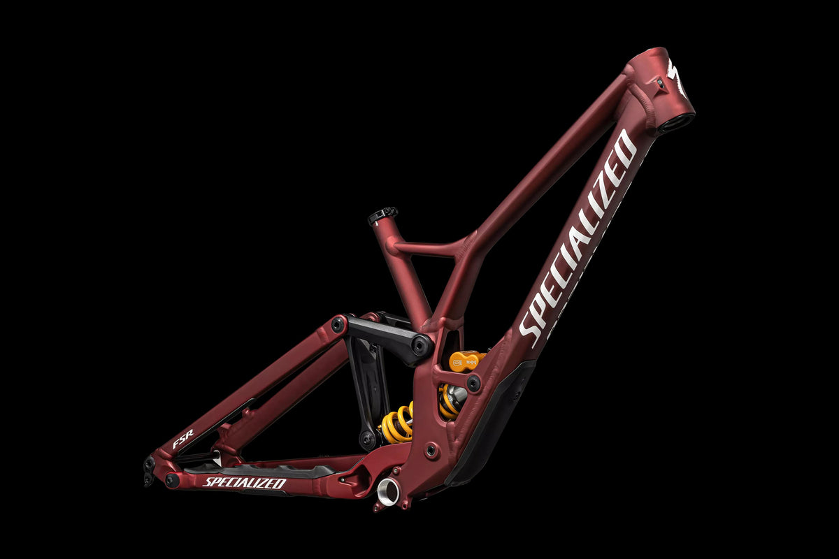 Demo Race Frameset (2024) — Satin Red Sky / White — detail 20