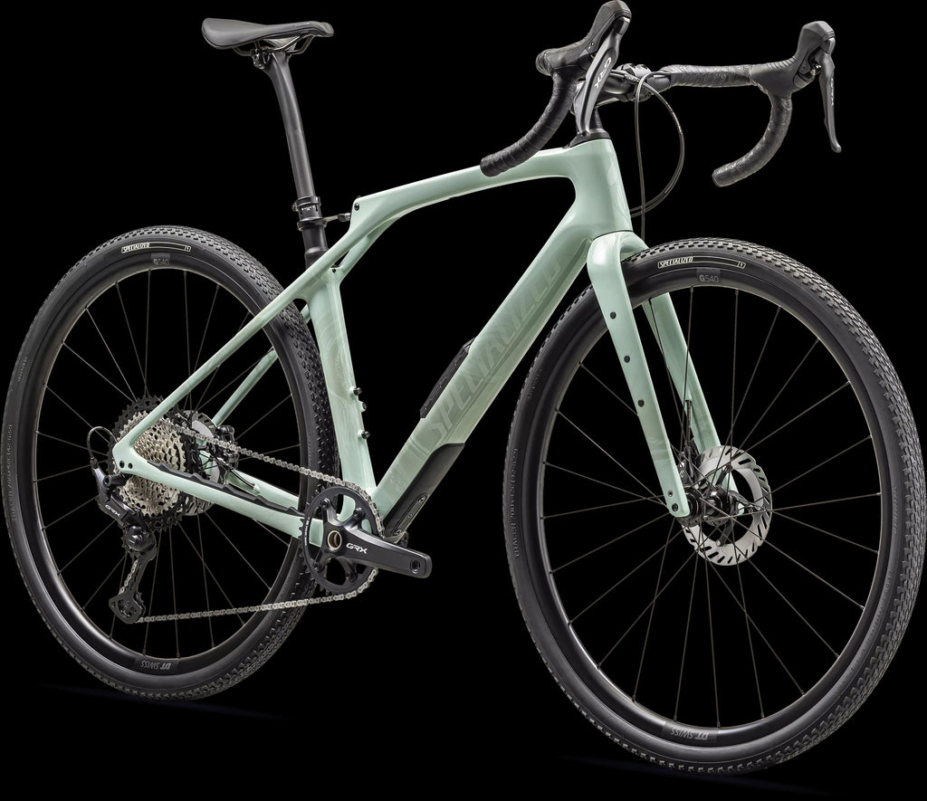 Diverge STR Comp - Shimano GRX (2024) — Gloss White Sage / Pearl — detail 20