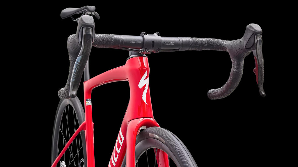 Tarmac SL9 Comp - SRAM Rival AXS (2027) — Gloss Vivid Red / White — detail 50