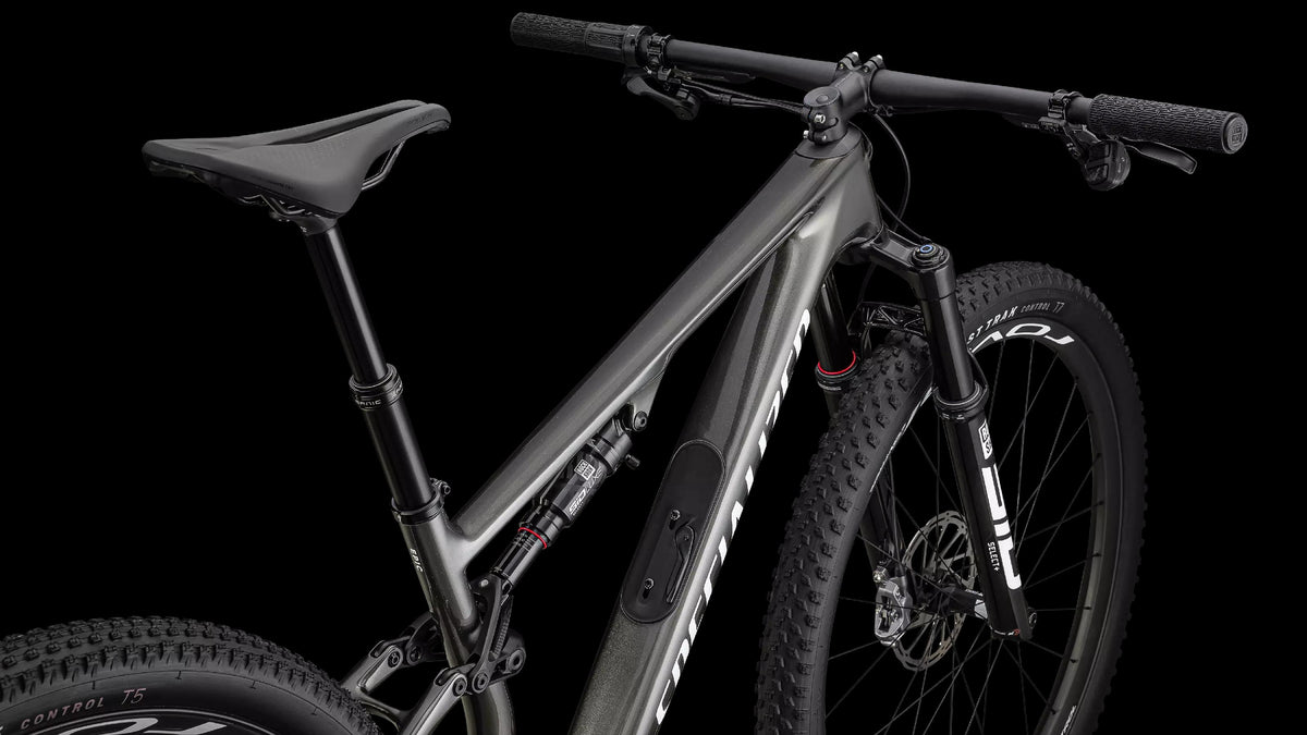 Epic 8 Expert - SRAM GX AXS, RockShox Select+ (2024) — Gloss Carbon/Black Pearl White — detail 40