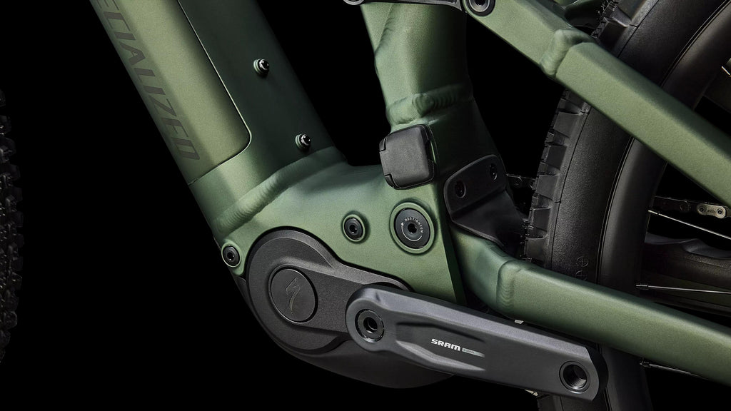 Turbo Levo 4 Alloy (2026) — Satin Cypress Metallic / Dark Moss Green — detail 70