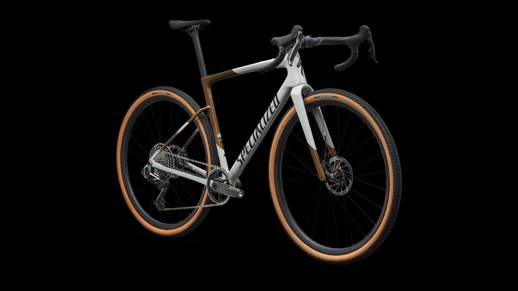 Crux 5 Expert - SRAM Force XPLR (2027) — Burnt Gold/Dolomite Metallic/Obsidian Metallic — detail 20