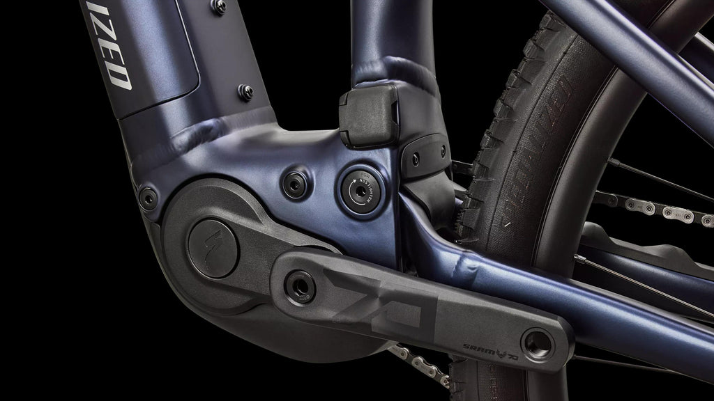 Turbo Levo R Comp Alloy (2027) — Satin Metallic Deep Marine / Shadow Silver — detail 70
