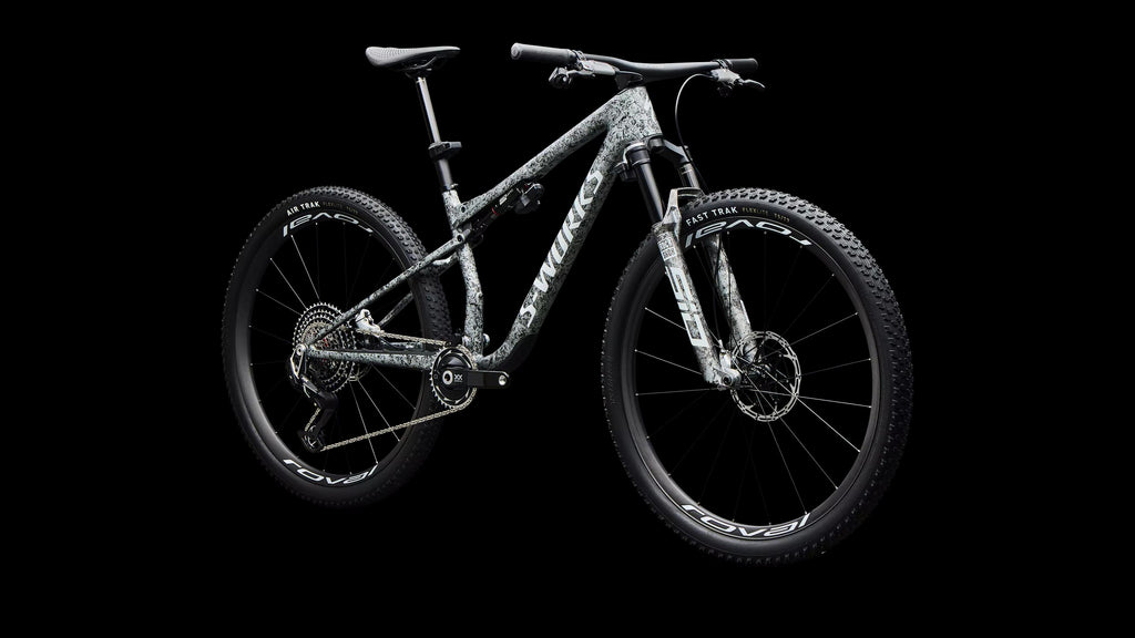 S-Works Epic 9 (2027) — Gloss Metallic Obsidian Multi Color Dry Impasto/ Metallic White Silver — detail 90