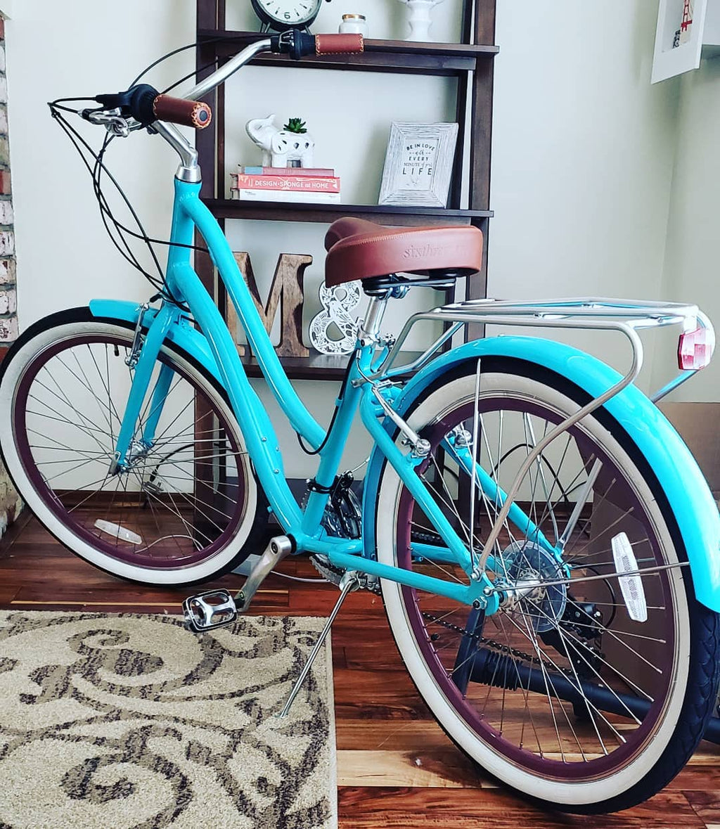 sixthreezero EVRYjourney Women's 24" 7 Speed Step-Through Touring Hybrid Bicycle — product view 191