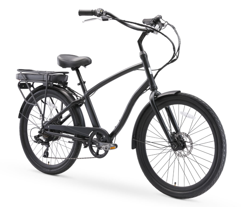 sixthreezero EVRYjourney Men's 26" 500W 7 Speed Electric Hybrid Bicycle — product view 2